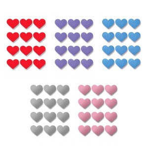 IMÃ DE METAL MODELO CORAÇÃO COM 12 PEÇAS REF: IM 38