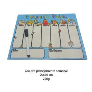 PLANEJADOR SEMANAL MODELO ESCOLAR 26X20 REF: PP 09 PLANEJADOR SEMANAL MODELO ESCOLAR 26X20 REF: PP 09