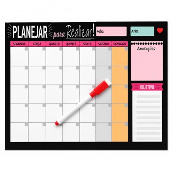 PLANEJADOR TEMÁTICO SEMANAL DE METAL REF: PP23