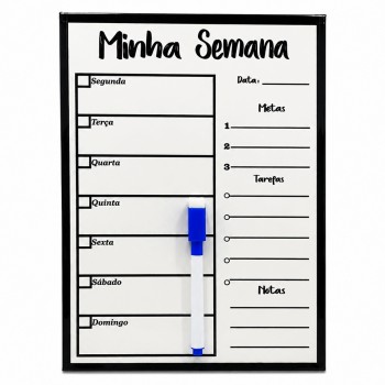 PLANEJADOR SEMANAL TEMÁTICO P&B 20X26  REF: PP48