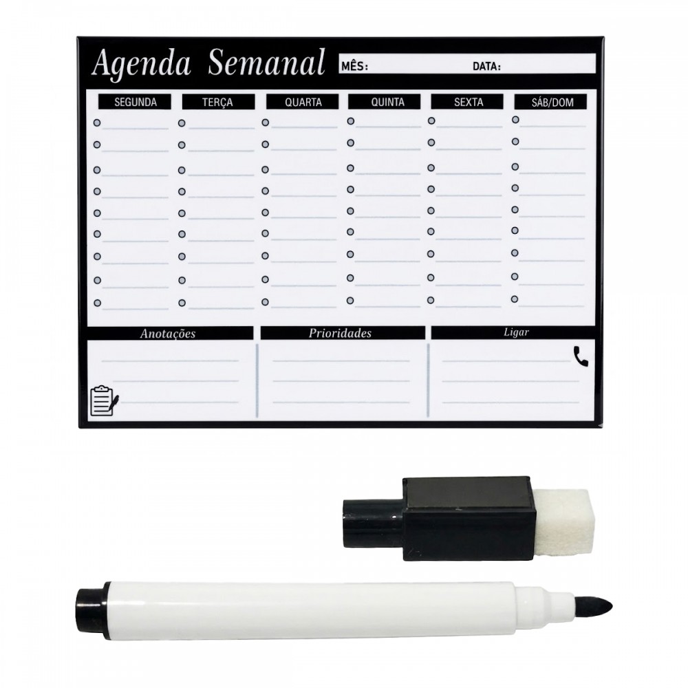 PLANEJADOR AGENDA SEMANAL 26X20  REF: PP55