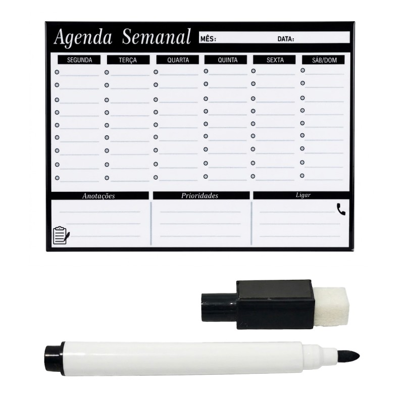 PLANEJADOR AGENDA SEMANAL 26X20 REF: PP55 PLANEJADOR AGENDA SEMANAL 26X20 REF: PP55