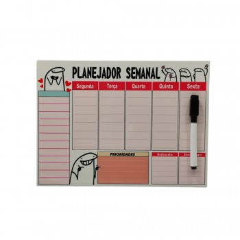 PLANEJADOR SEMANAL MODELO FLORK 26X20  REF: PP60