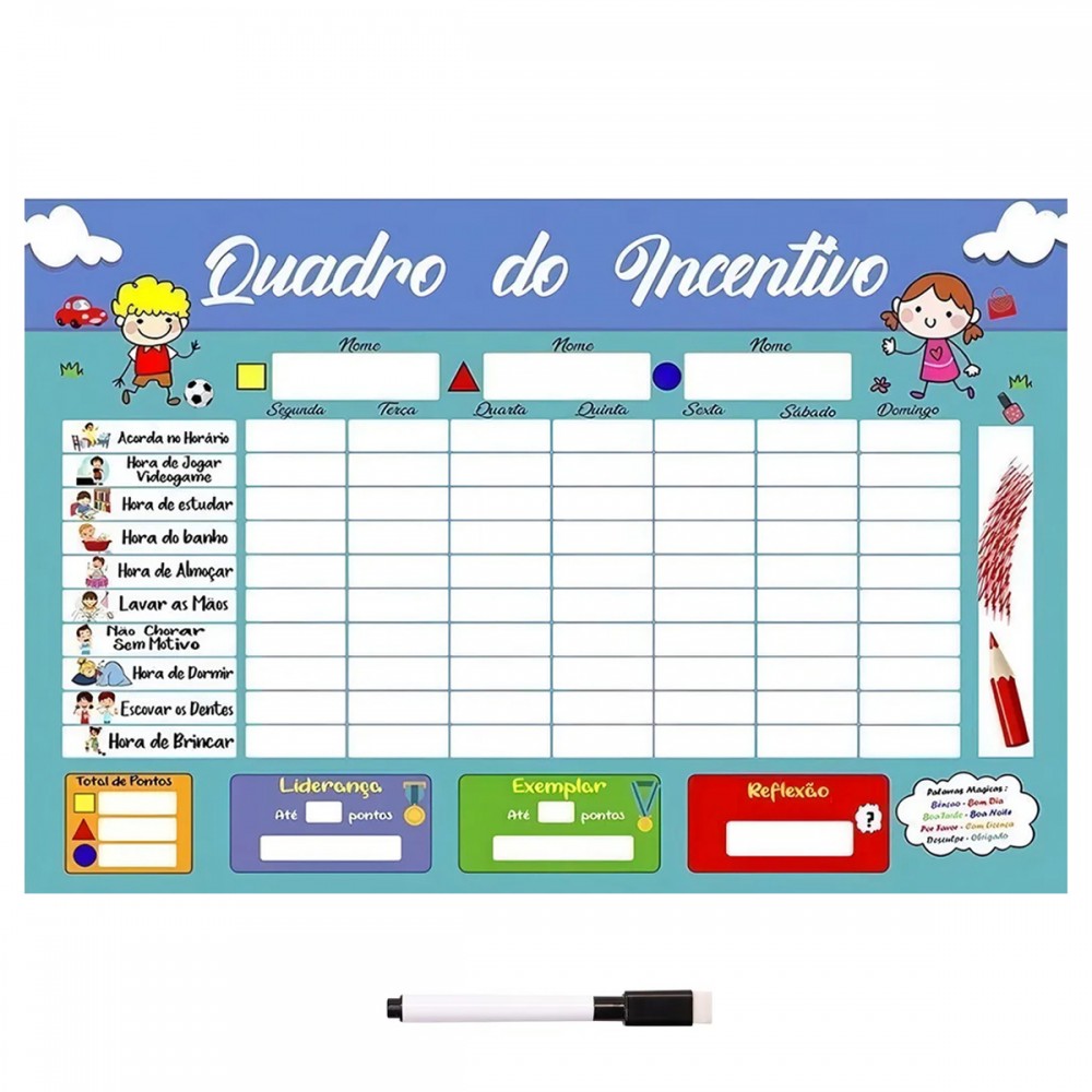 PLANNER QUADRO DO INCENTIVO 40X60 REF: DG 01