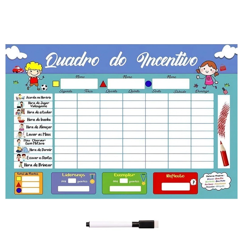 PLANNER QUADRO DO INCENTIVO 40X60 REF: DG 01