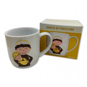CANECA SANTO ANTÔNIO EM PORCELANA 360ML REF: 210866 CANECA SANTO ANTÔNIO EM PORCELANA 360ML REF: 210866