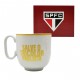 CANECA SÃO PAULO EM PORCELANA BRANCA 350ML REF: 401936