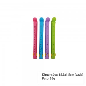 PRENDEDOR P/ ALIMENTOS 4PCS REF:MG-5371 PRENDEDOR P/ ALIMENTOS 4PCS REF:MG-5371