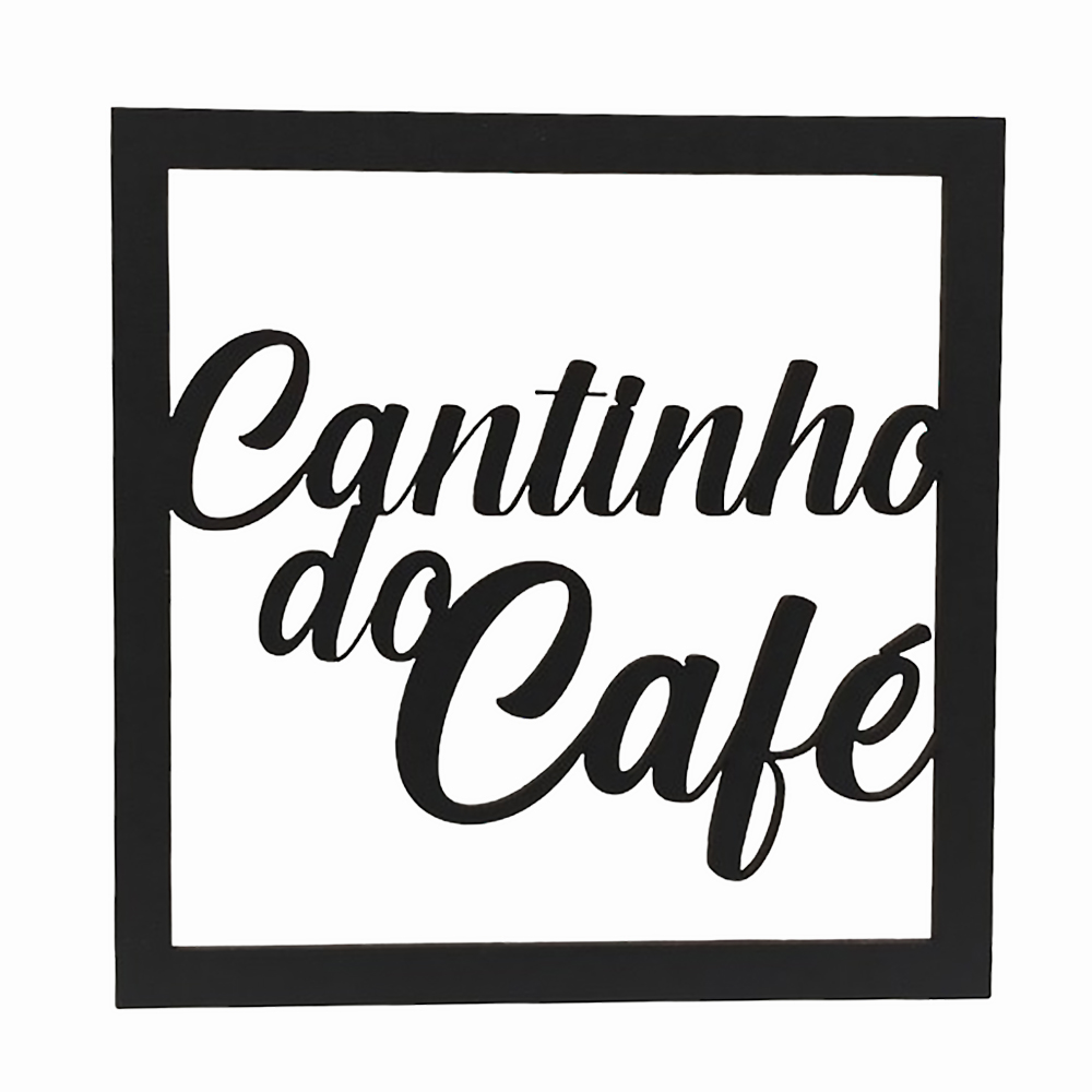 QUADRO MODELO CANTINHO DO CAFÉ EM MDF REF: 2027