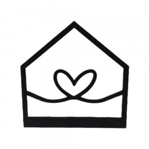 PLACA CASINHA & CORAÇÃO EM MDF REF: 2041 PLACA CASINHA & CORAÇÃO EM MDF REF: 2041