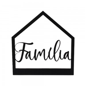 PLACA CASINHA & FAMÍLIA EM MDF  REF: 2058 PLACA CASINHA & FAMÍLIA EM MDF  REF: 2058