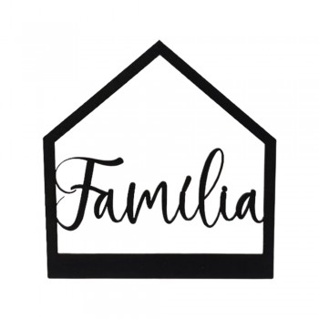 PLACA CASINHA & FAMÍLIA EM MDF REF: 2058 PLACA CASINHA & FAMÍLIA EM MDF REF: 2058