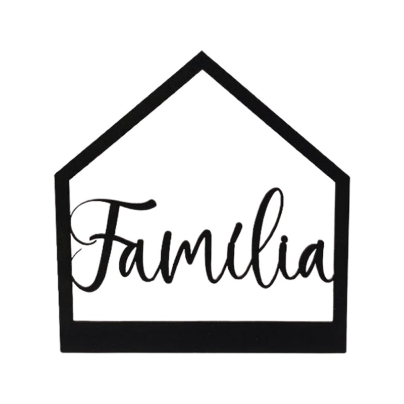 PLACA CASINHA & FAMÍLIA EM MDF REF: 2058 PLACA CASINHA & FAMÍLIA EM MDF REF: 2058