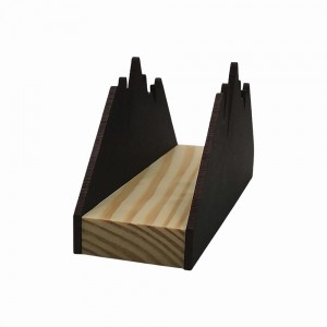 PORTA GUARDANAPOS MODELO MONTANHA EM MDF COM BASE DE MADEIRA REF: 2430 PORTA GUARDANAPOS MODELO MONTANHA EM MDF COM BASE DE MADEIRA REF: 2430