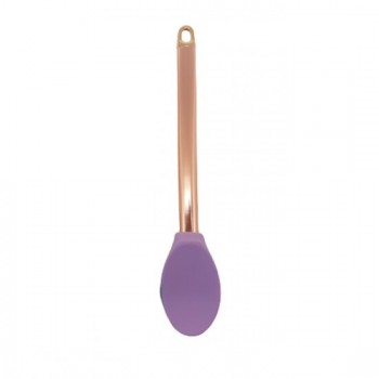 COLHER DE PLÁSTICO COM PONTA DE SILICONE ROXO REF: TP-103 COLHER DE PLÁSTICO COM PONTA DE SILICONE ROXO REF: TP-103