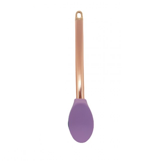 COLHER DE PLÁSTICO COM PONTA DE SILICONE ROXO REF: TP-103