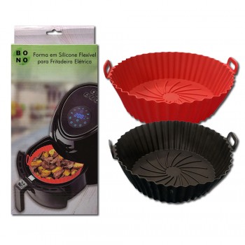 FORMA PARA AIRFRYER EM SILICONE 20CM REF: 4123