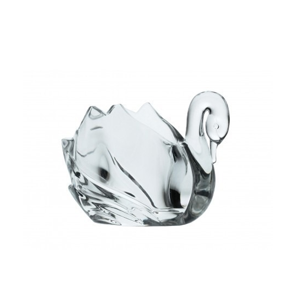 CISNE DECORATIVO EM VIDRO  REF: 4127