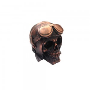 RESINA METALIZADA CAVEIRA AVIADOR ROSE