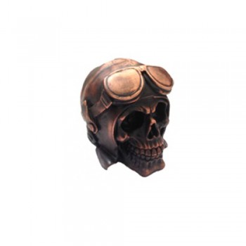 RESINA METALIZADA CAVEIRA AVIADOR ROSE RESINA METALIZADA CAVEIRA AVIADOR ROSE