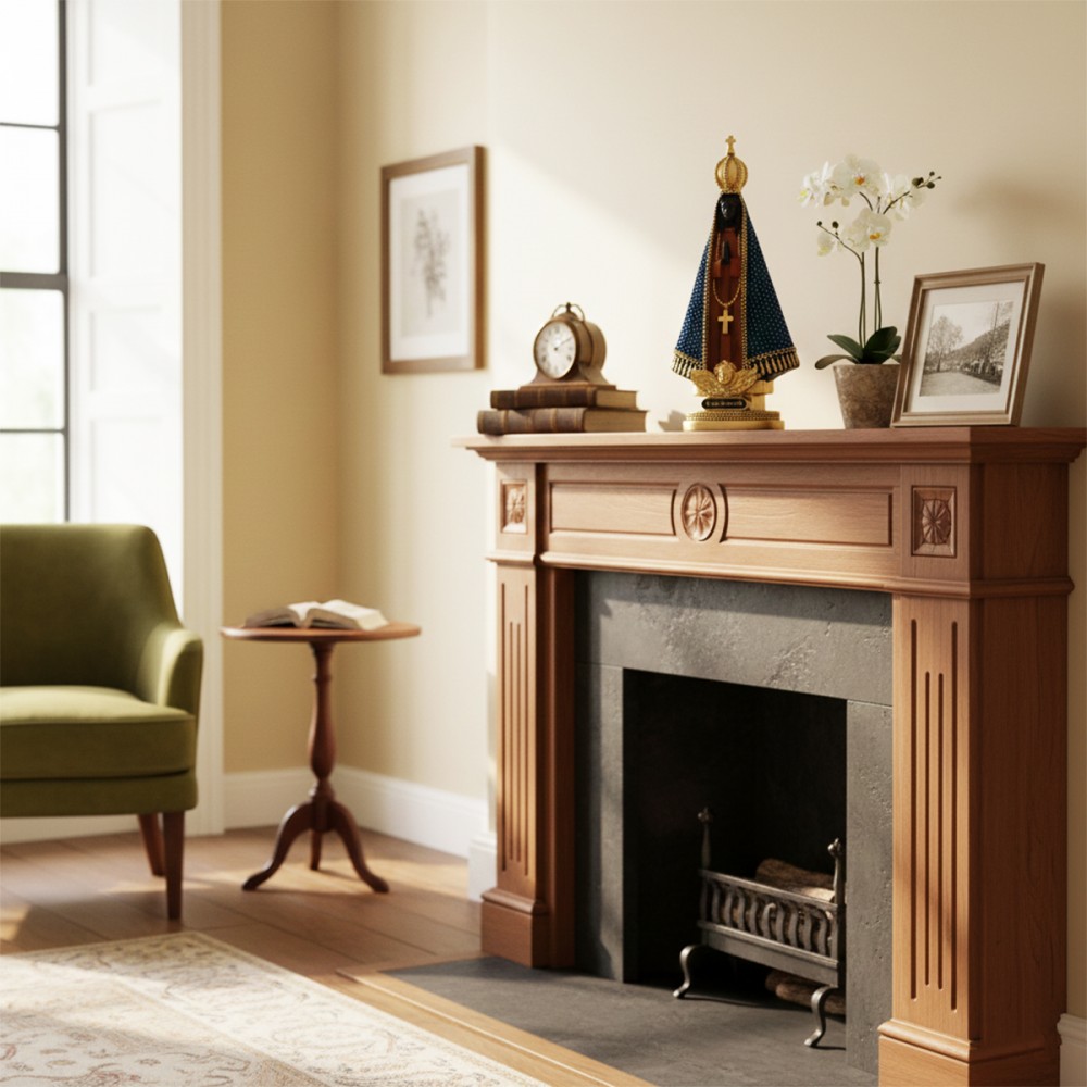 ENFEITE DE MESA MODELO NOSSA SENHORA DE PLÁSTICO REF: TRES-AP01-L ENFEITE DE MESA MODELO NOSSA SENHORA DE PLÁSTICO REF: TRES-AP01-L