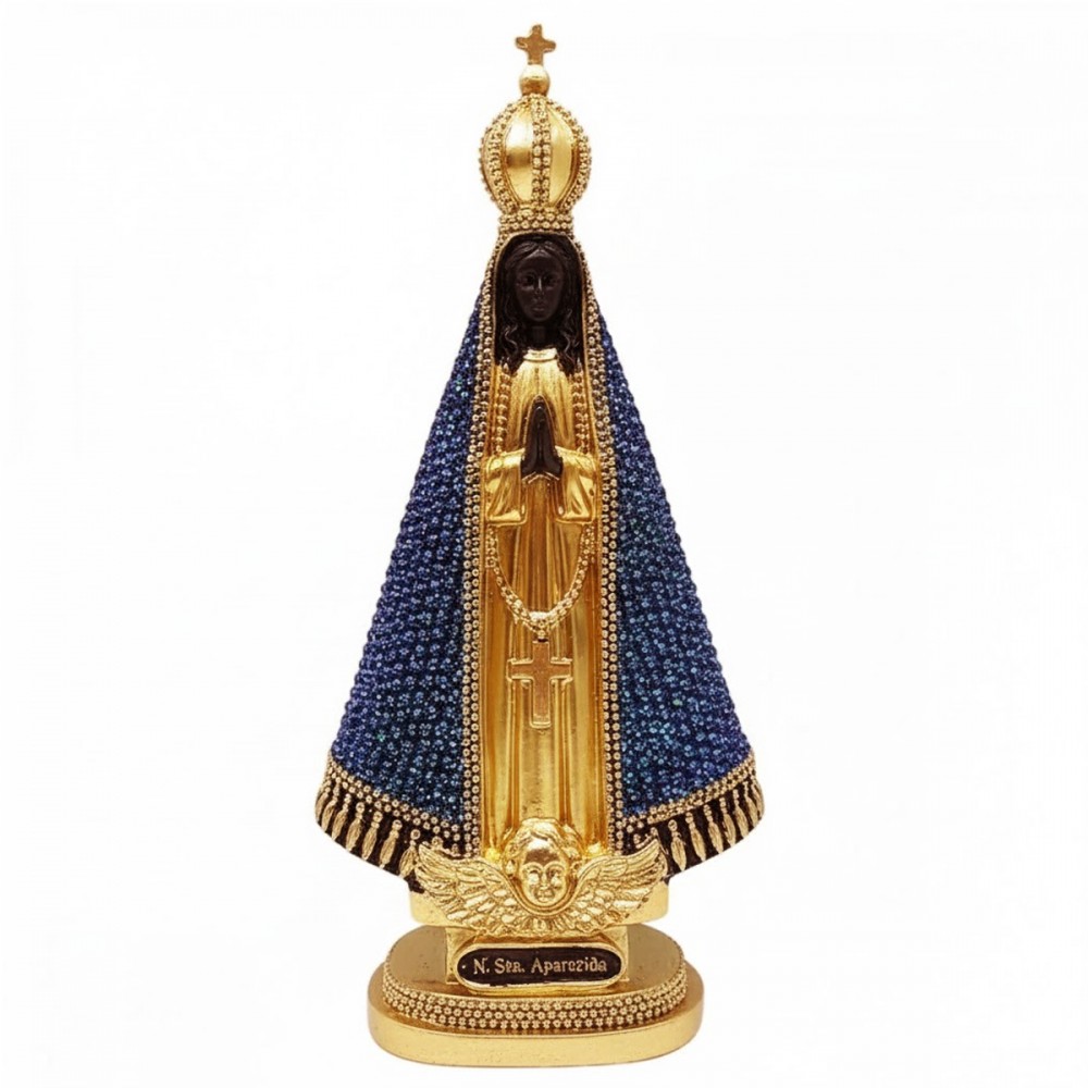 ENFEITE DE MESA MODELO NOSSA SENHORA DE RESINA REF: TRES-AP01-L