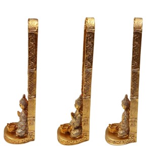 PORTA INCENSO DE RESINA MODELO BUDA REF: TRES-E58