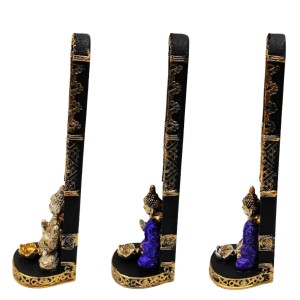 PORTA INCENSO DE RESINA MODELO BUDA REF: TRES-E59