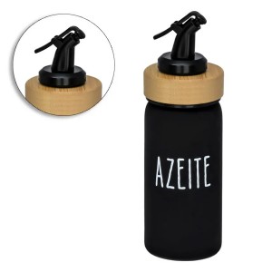 AZEITEIRO DOHA DE VIDRO E MADEIRA 220ML REF: GLHT066 AZEITEIRO DOHA DE VIDRO E MADEIRA 220ML REF: GLHT066