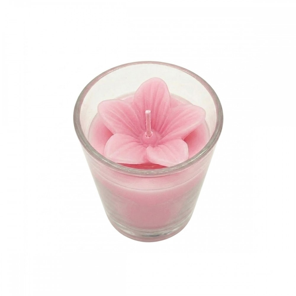 VELA AROMÁTICA NO POTE DE VIDRO REF: VELA002