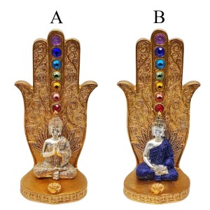 PORTA INCENSO DE RESINA MODELO BUDA REF: TRES-E62