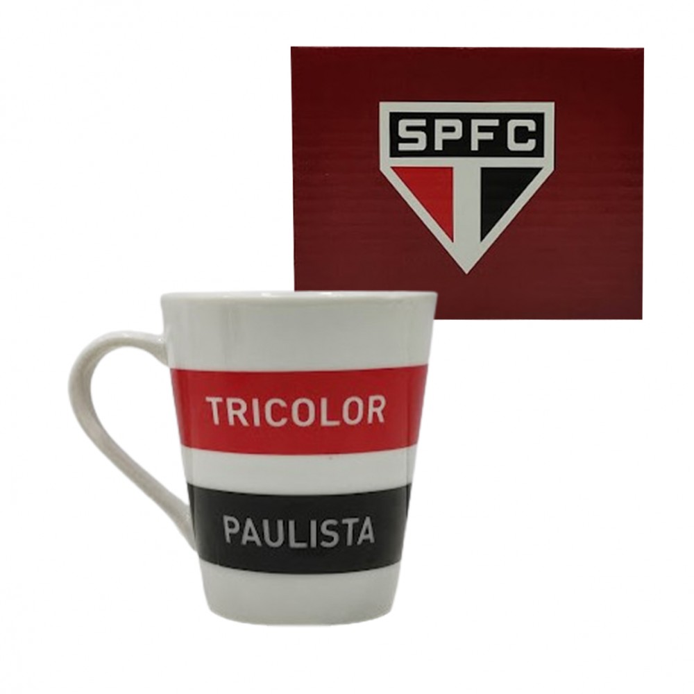 CANECA SÃO PAULO EM PORCELANA 290ML REF: 221360