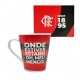 CANECA FLAMENGO EM PORCELANA REF: 221330