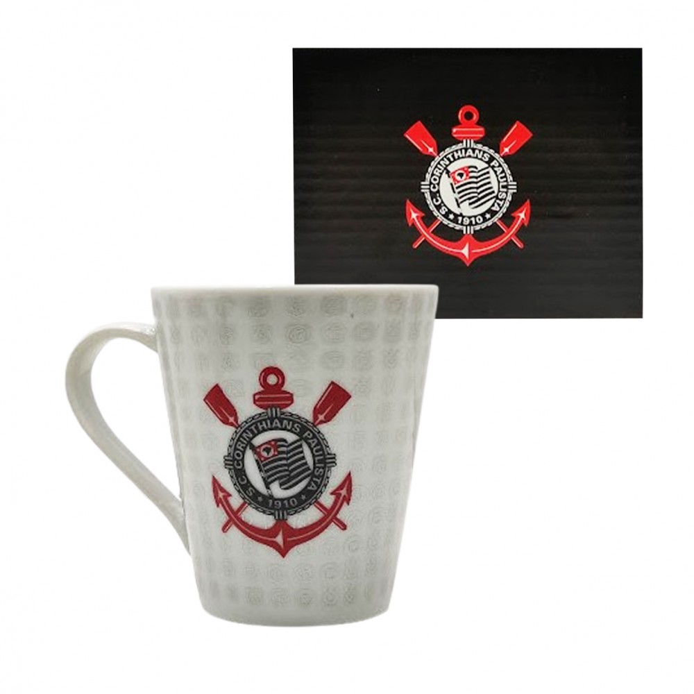 CANECA CORINTHIANS EM PORCELANA REF: 221390