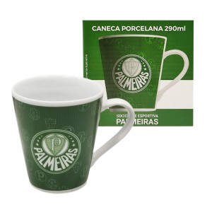 CANECA PALMEIRAS EM PORCELANA REF: 221380