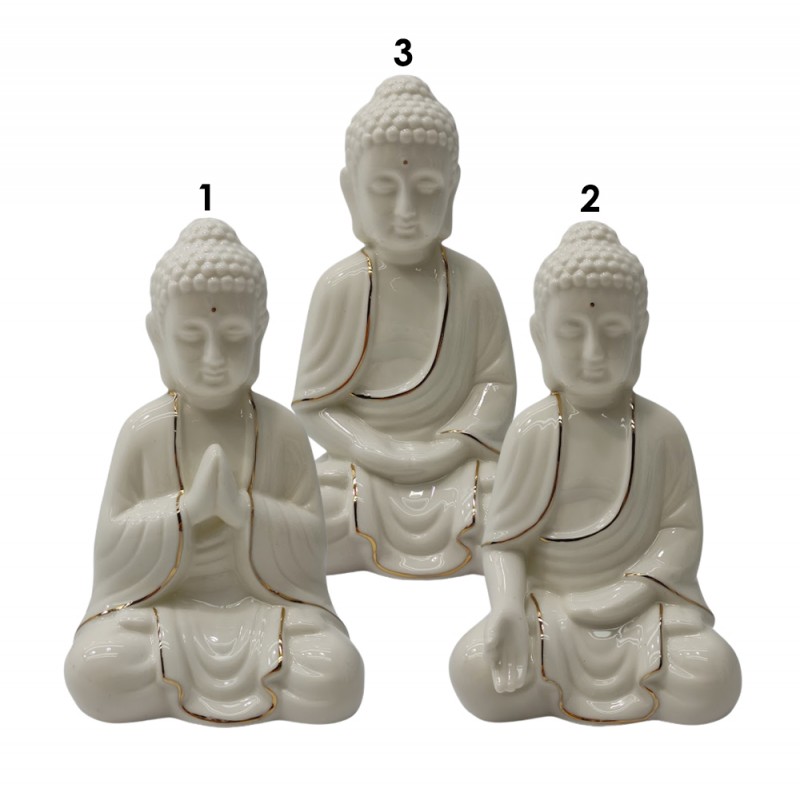 LUMINÁRIA DECORATIVA EM PORCELANA MODELO BUDA REF: MBDA-03 LUMINÁRIA DECORATIVA EM PORCELANA MODELO BUDA REF: MBDA-03