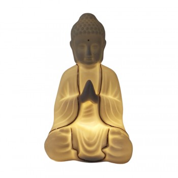 LUMINÁRIA DECORATIVA EM PORCELANA MODELO BUDA  REF: MBDA-03