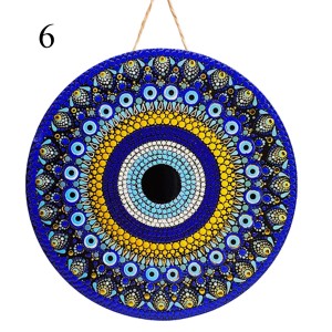 ENFEITE DECORATIVO MODELO OLHO GREGO EM PORCELANA REF: MDECP-188