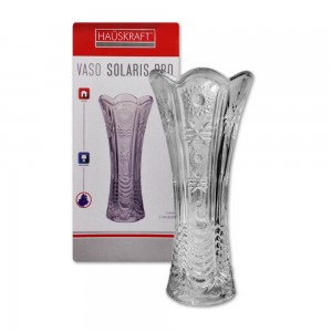 VASO DECORATIVO SOLORIS PRO EM VIDRO 19CM REF: VASO-033 VASO DECORATIVO SOLORIS PRO EM VIDRO 19CM REF: VASO-033