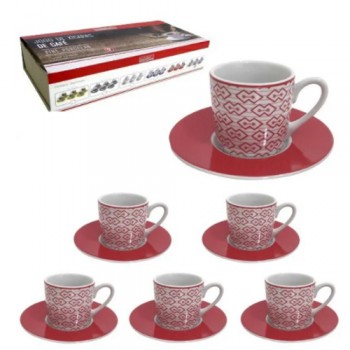 JOGO XICARA CAFE 90ML 12PCS