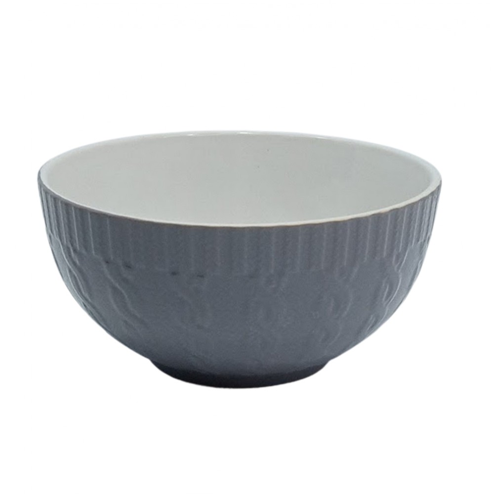 BOWL WINTER EM PORCELANA CINZA 540ML  REF: BOWL-004CZ