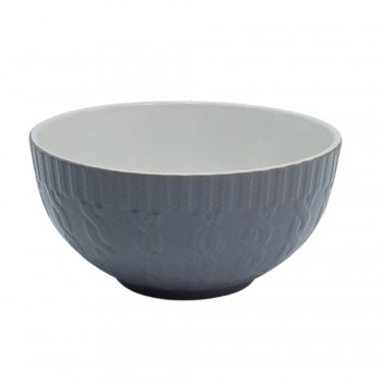 BOWL WINTER EM PORCELANA CINZA 540ML  REF: BOWL-004CZ
