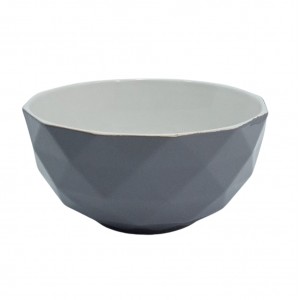 BOWL ZIMA EM PORCELANA CINZA 540ML  REF: BOWL-005CZ BOWL ZIMA EM PORCELANA CINZA 540ML  REF: BOWL-005CZ