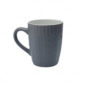 CANECA WINTER EM PORCELANA CINZA 360ML  REF: CANC-037CZ CANECA WINTER EM PORCELANA CINZA 360ML  REF: CANC-037CZ