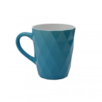 CANECA ZIMA EM PORCELANA AZUL 360ML  REF: CANC-038AZ