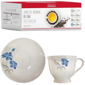 JOGO XICARA CHA 170ML 12PCS JOGO XICARA CHA 170ML 12PCS