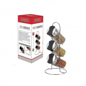 PORTA TEMPERO EM INOX COM 3 POTES  REF: PCON-023IN PORTA TEMPERO EM INOX COM 3 POTES  REF: PCON-023IN
