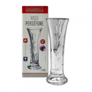 VASO DECORATIVO PERSEFONE TR EM VIDRO 15CM REF: VASO-052 VASO DECORATIVO PERSEFONE TR EM VIDRO 15CM REF: VASO-052