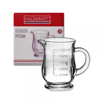 MINI JARRA DOSADORA PRISMA EM VIDRO 110ML REF: DOSD-003 MINI JARRA DOSADORA PRISMA EM VIDRO 110ML REF: DOSD-003