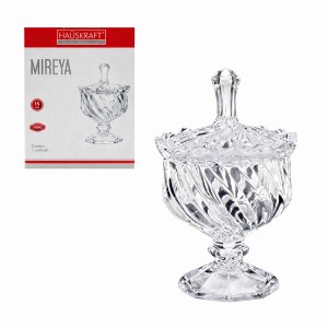 POTICHE DECORATIVO MIREYA DE VIDRO REF: PTCH070